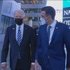 Conversación de 45 segundos entre Sánchez y Biden antes del comienzo de la cumbre de la OTAN