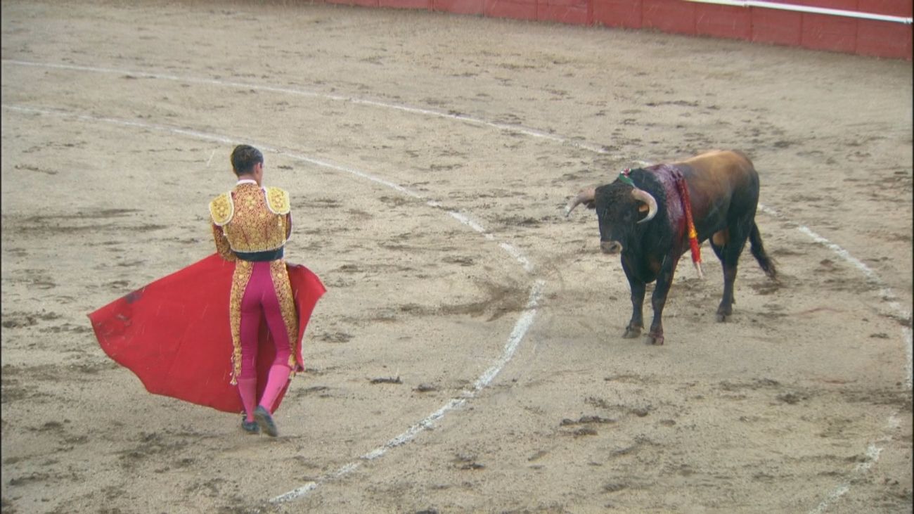 Borja Collado corta una oreja antes de la suspensión en Navas del Rey