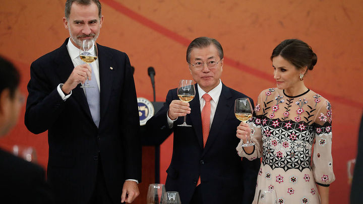 Primera visita de Estado tras la pandemia: los reyes reciben al presidente de Corea del Sur