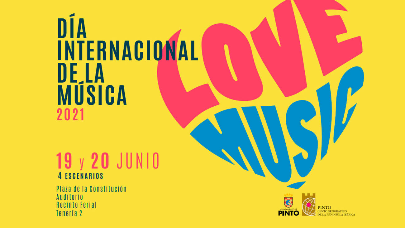 Cartel anunciador del festival 'I love music Pinto'