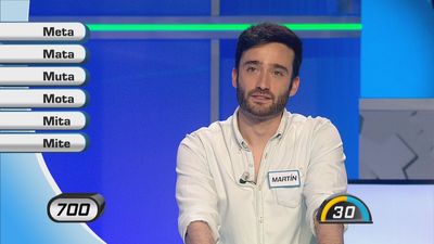 El panel que ha descolocado a un concursante de 'Atrápame si puedes'