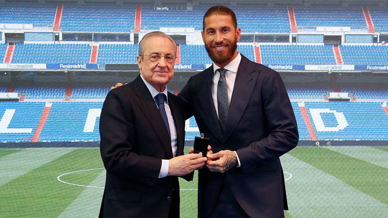 Florentino Pérez y Sergio Ramos