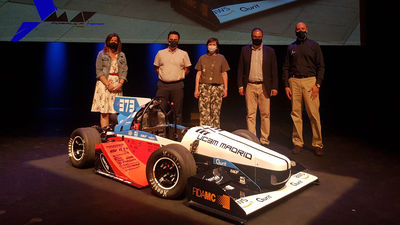 Un equipo de 50 estudiantes de la Universidad Carlos III diseñado y fabrica desde cero un monoplaza de competición