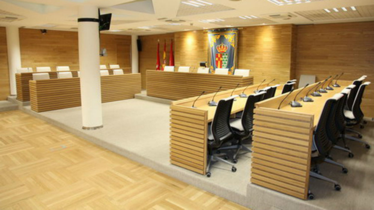 Salón del Pleno del Ayuntamiento de Getafe