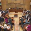 Minuto de silencio en la Asamblea por los dos últimos asesinatos  de violencia machista en Madrid