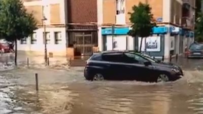 Móstoles se recupera de las inundaciones tras la fuerte tormenta