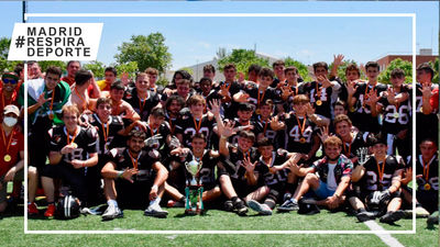 Las Rozas Black Demons, pentacampeones de la liga júnior de fútbol americano
