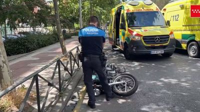 Herido grave un motorista de 38 años al chocar con una furgoneta en Alcorcón