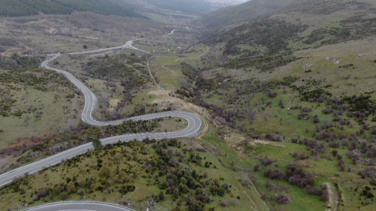 Madrid desde el aire: Carreteras secundarias