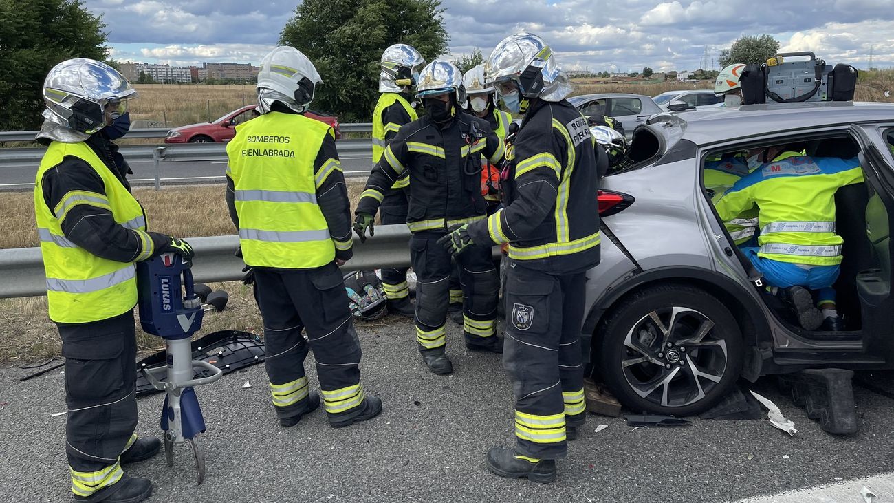 Accidente en Fuenlabrada