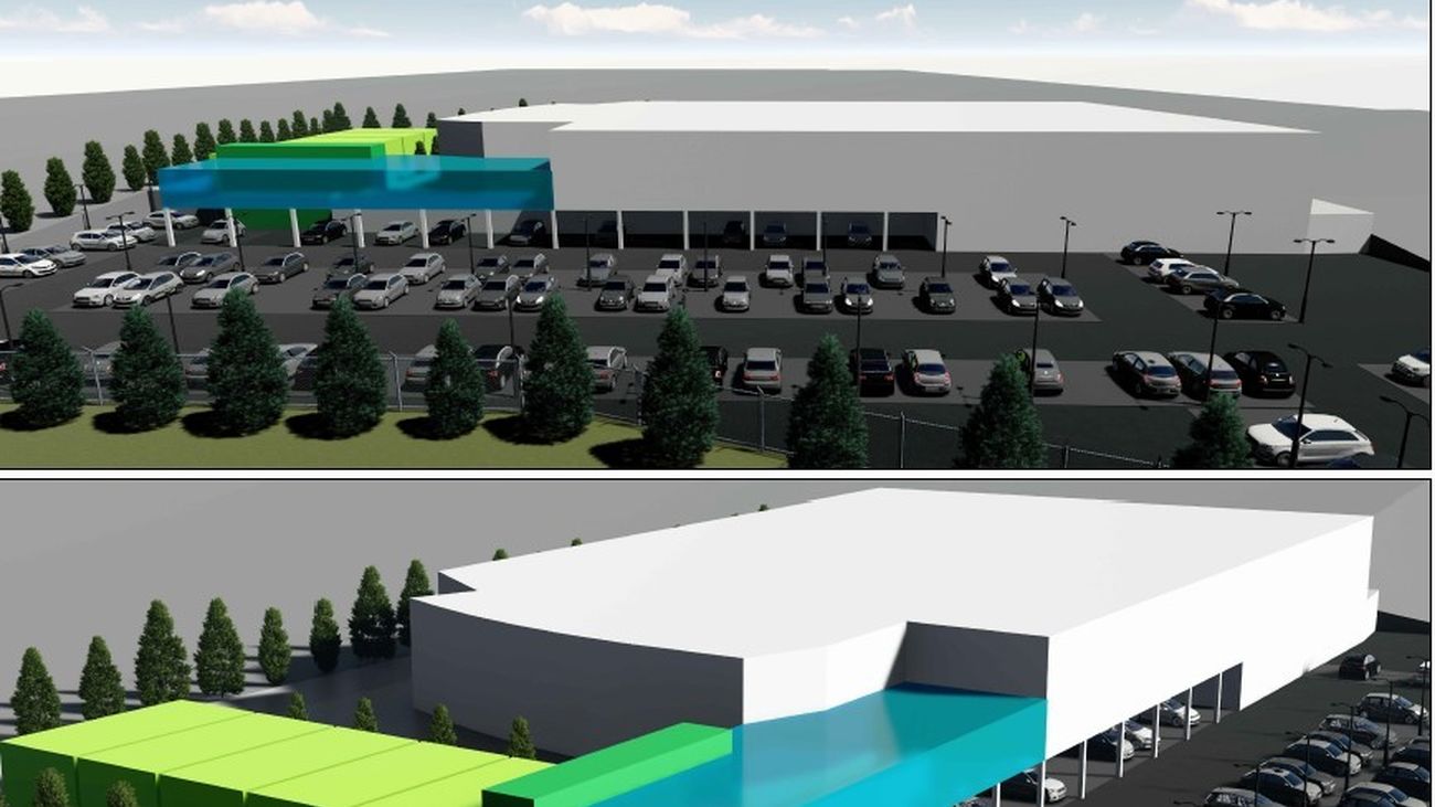 Diseño del nuevo centro comercial que se construirá en La Marazuela