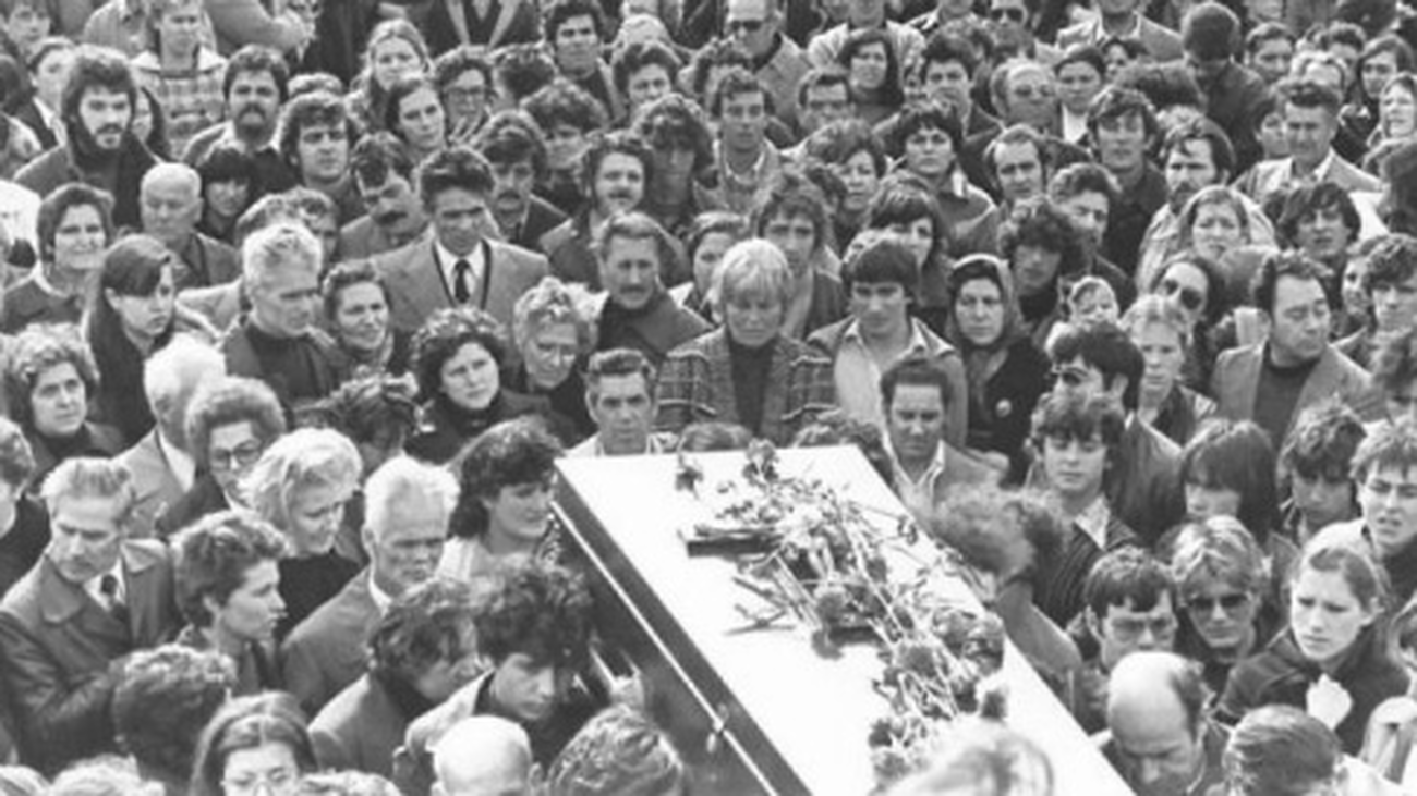 Entierro de Ursino Gallego en Parla