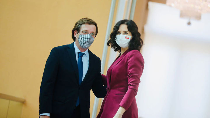 José Luis Martínez Almeida e Isabel Díaz Ayuso / @AlmeidaPP_