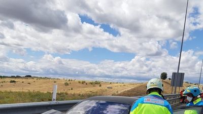 Cinco heridos en una colisión entre varios vehículos en la M50