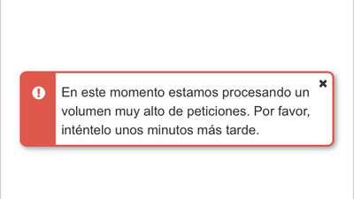 Colapso nocturno de la Autocita para pedir fecha y hora para vacunarse en Madrid
