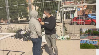 Pesadilla en unas canchas deportivas de Vallecas