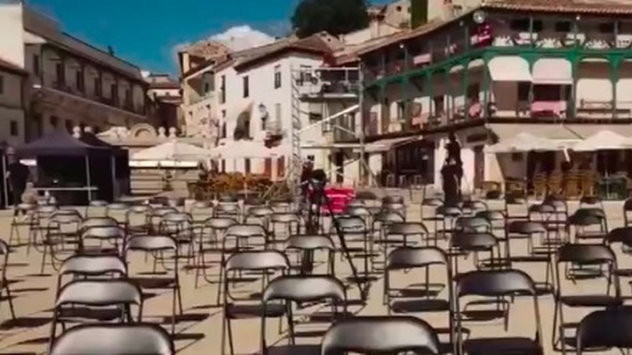 Chinchón se convierte en el gran escenario de 'vidas de cine'