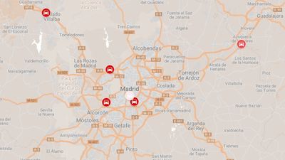 El mapa de los radares que más multas ponen en Madrid