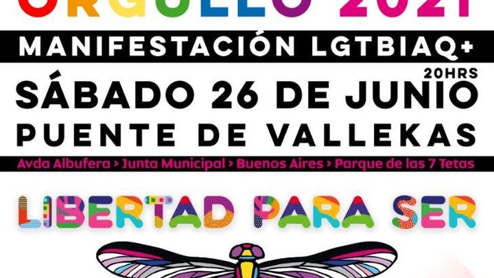 Cartel de las celebraciones del Orgullo Vallecano / Telemadrid