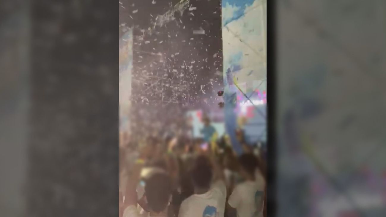 Las imágenes nunca vistas del macrobotellón que pudo provocar el brote de Covid en 245 estudiantes de Madrid