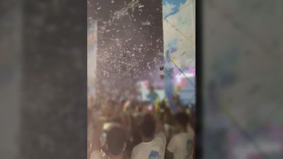 Las imágenes nunca vistas del macrobotellón que pudo provocar el brote de Covid en 245 estudiantes de Madrid