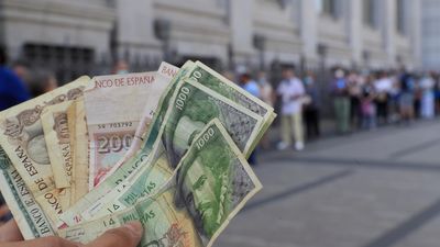 Los españoles se han quedado con 1.575 millones de euros en pesetas sin canjear