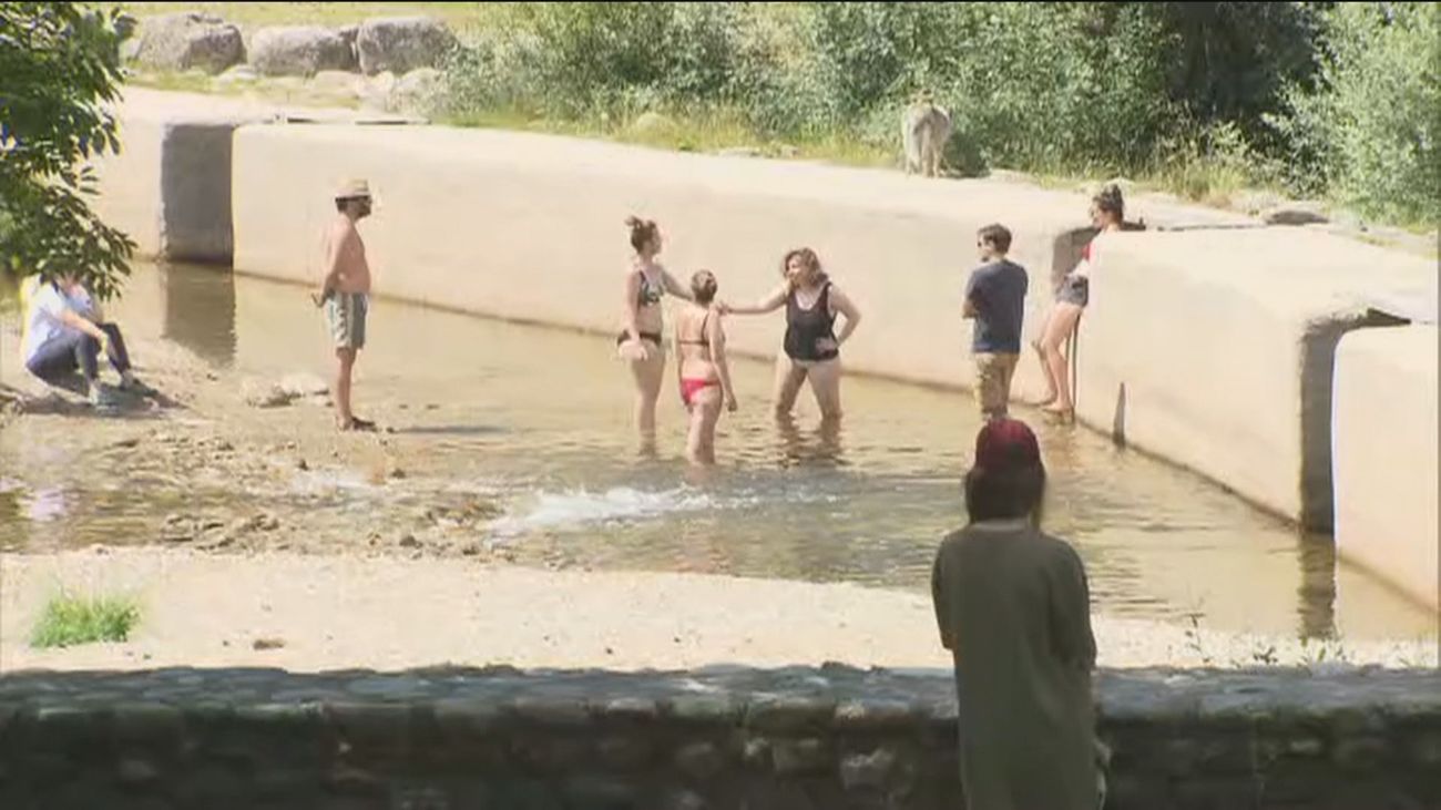 Sin baño en Las Presillas de Rascafría