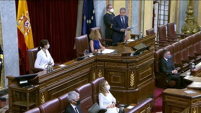 La división marca el homenaje del Congreso a las víctimas del terrorismo