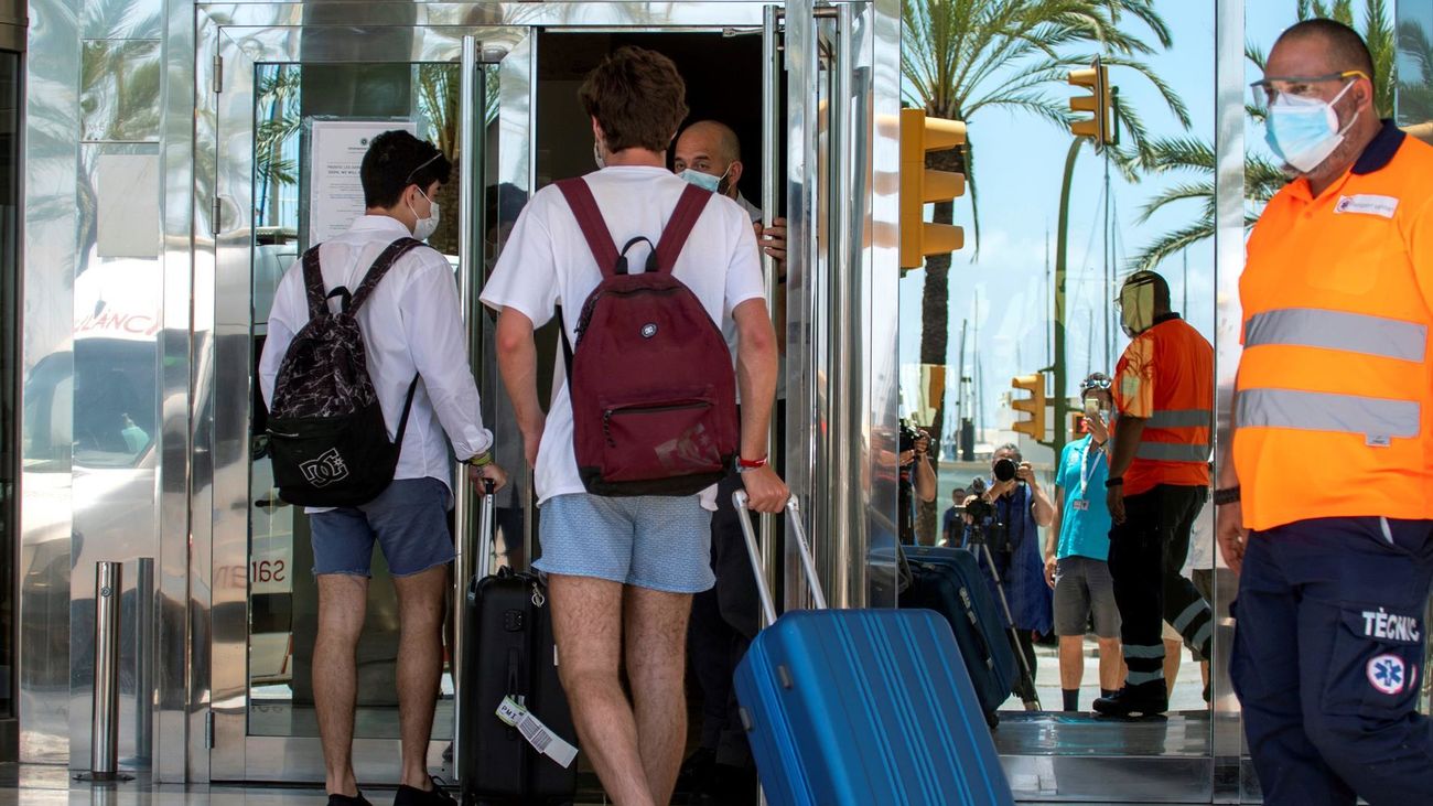 Estudiantes en Mallorca