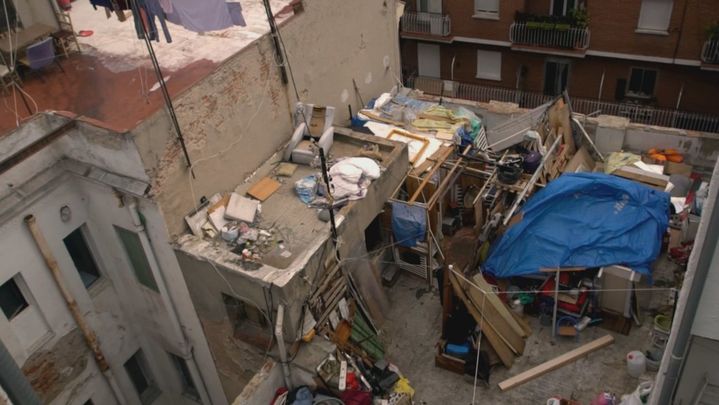 Azotea del edificio okupado de Tetuán / Redacción