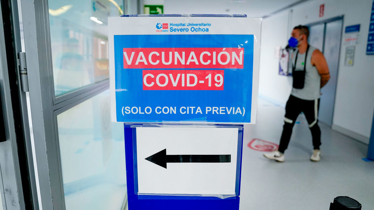Vacunación en el Hospital Severo Ochoa de Leganés