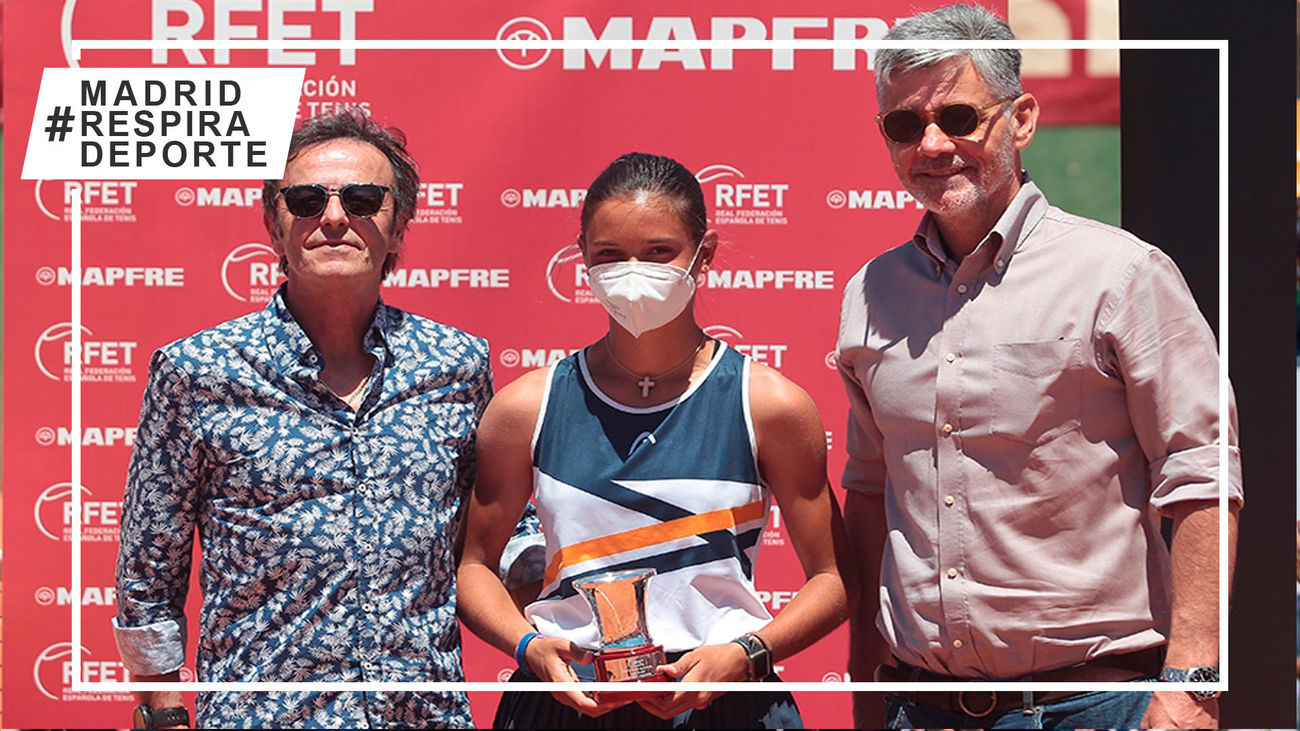 La madrileña María García Cid, campeona de España cadete de tenis