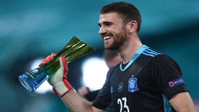 Unai Simón: "Lo que hemos hecho tiene su mérito, pero tenemos que ganar la Eurocopa"