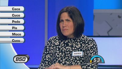 Caca, pedo, pis...El inesperado panel al que se ha enfrentado una concursante de 'Atrápame si puedes'