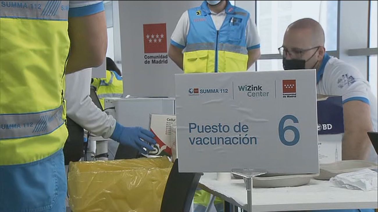 Punto de vacunación de Madrid