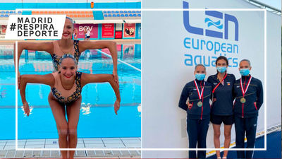 Gema Arquero y Gabriela Fernández, bronce en el Europeo Júnior de natación sincronizada