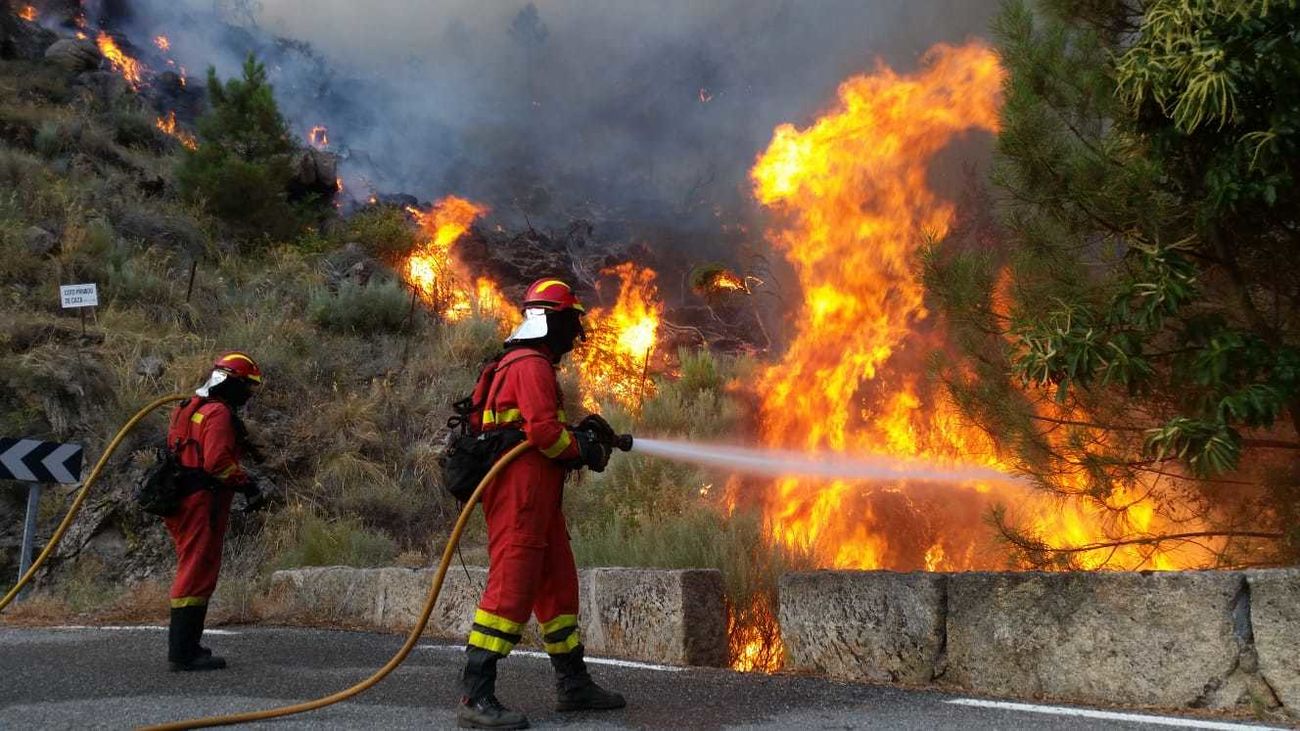 El sur de Madrid se encuentra ya en nivel extremo de incendios y está alto en el norte por el intenso calor