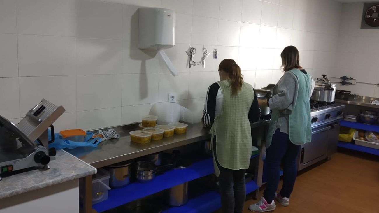 Cocina del comedor social 'La Casita'