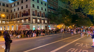 Un detenido tras la manifestación de protesta en Madrid por la muerte de Samuel