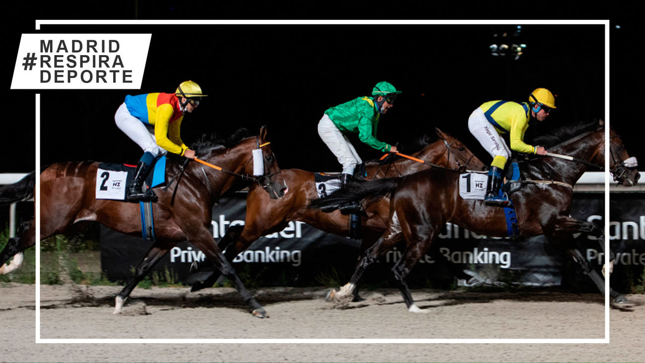 Carreras en el Hipódromo de la Zarzuela