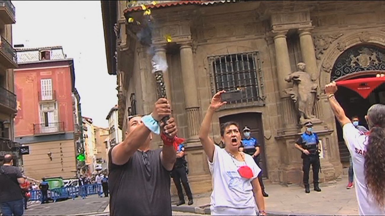 Pamplona se queda otra vez sin el chupinazo de Sanfermines por la pandemia del Covid