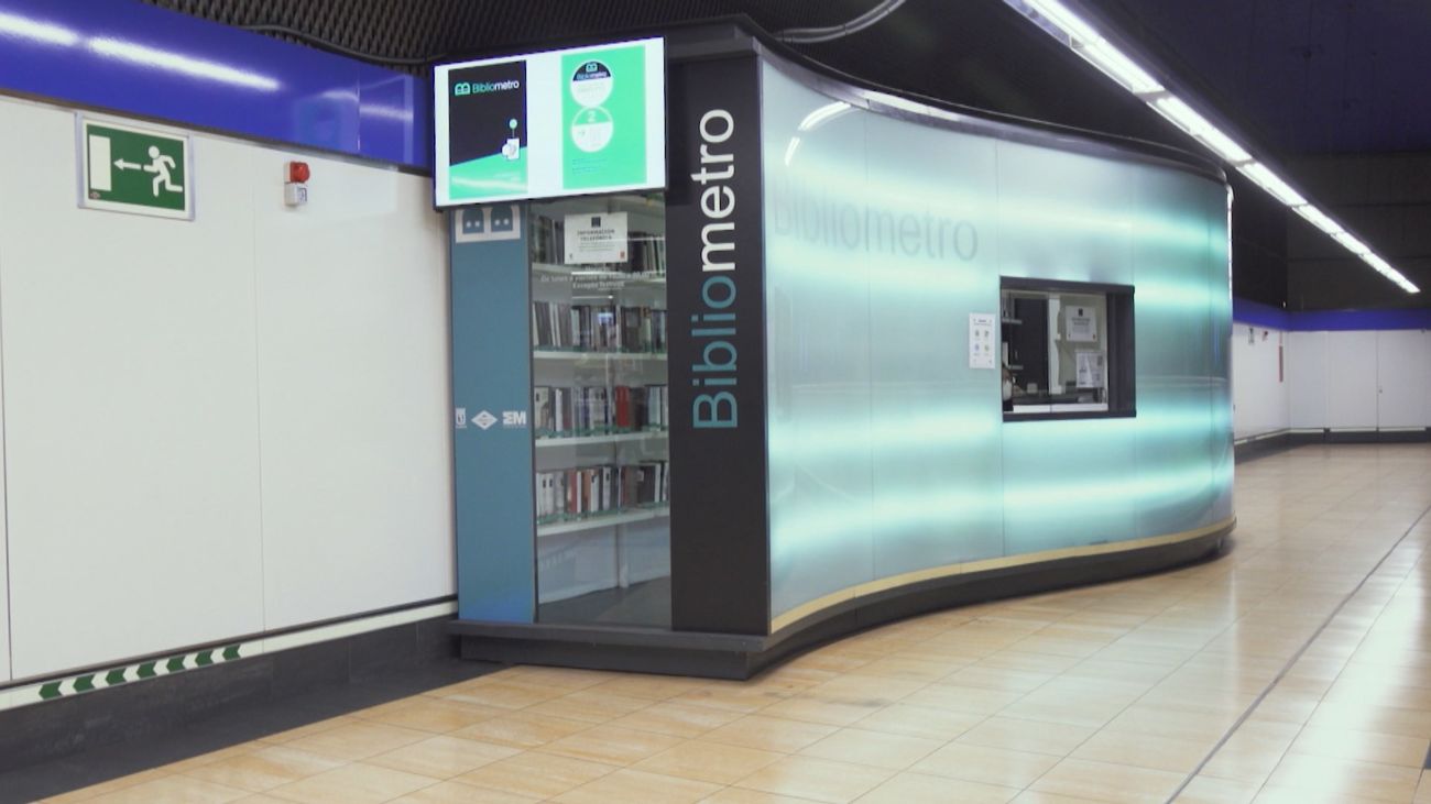 Blibliometro, el servicio de préstamo de libros de Metro de Madrid