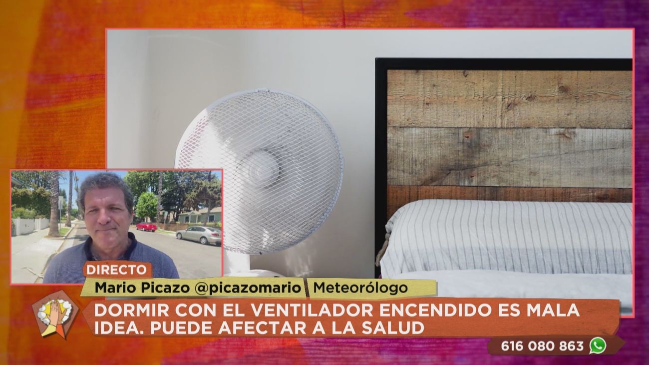 ¿Es bueno para la salud dormir con el ventilador encendido?
