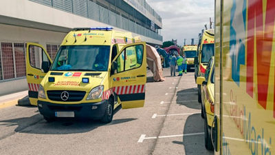 Un trabajador herido grave en Tres Cantos al golpearle un palé de 300 kilos