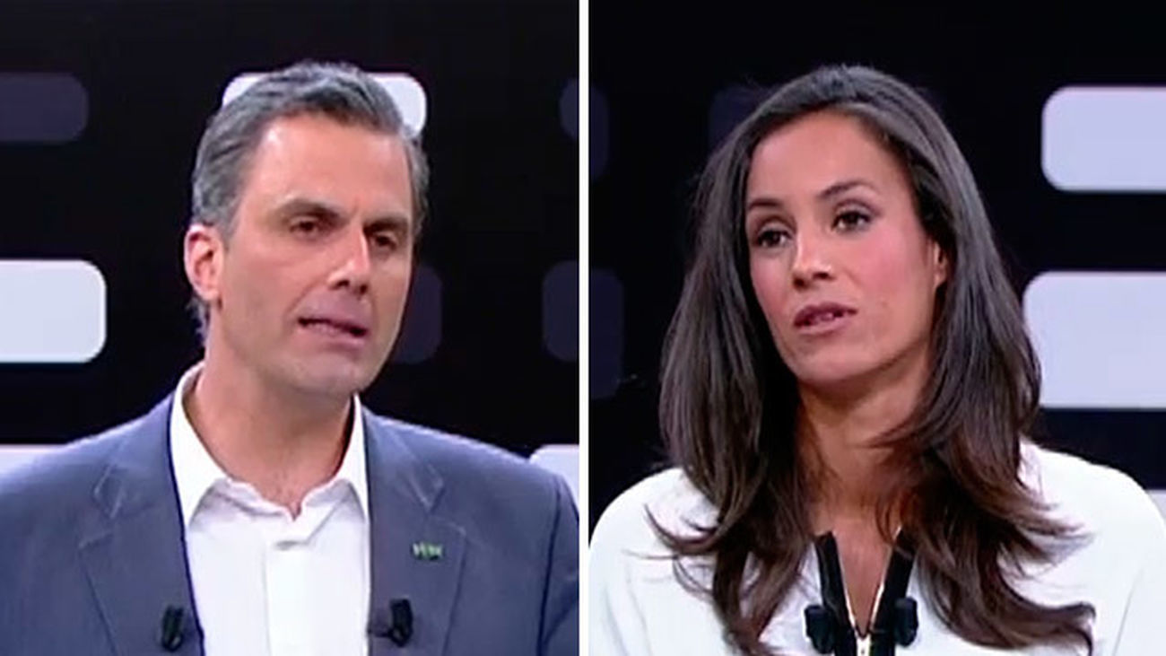 Javier Ortega Smith y Begoña Villacís