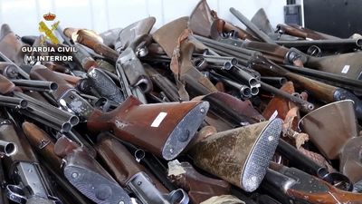 Más de 60.000 armas han sido destruidas por la Guardia Civil