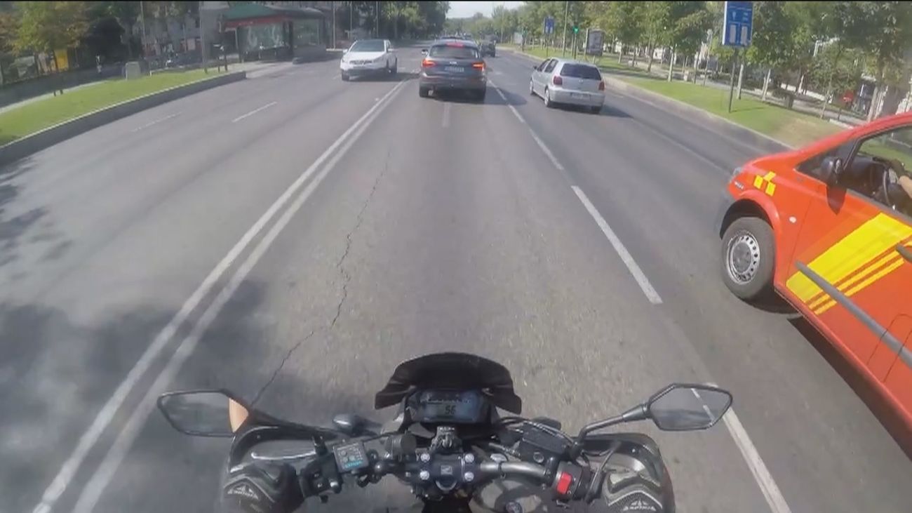 Solo en 2020  se produjeron casi 4.000 accidentes de moto en Madrid capital