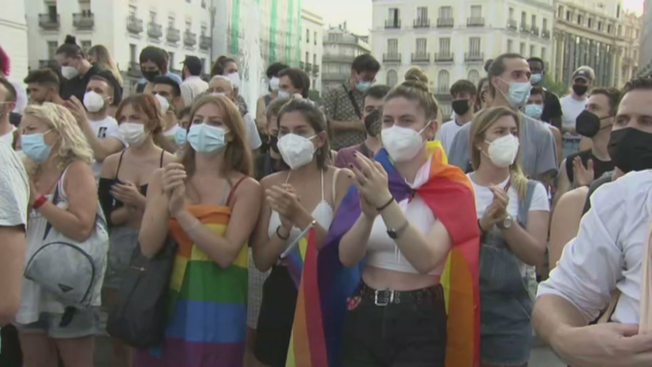 Segunda manifestación en Madrid por la muerte de Samuel Luiz