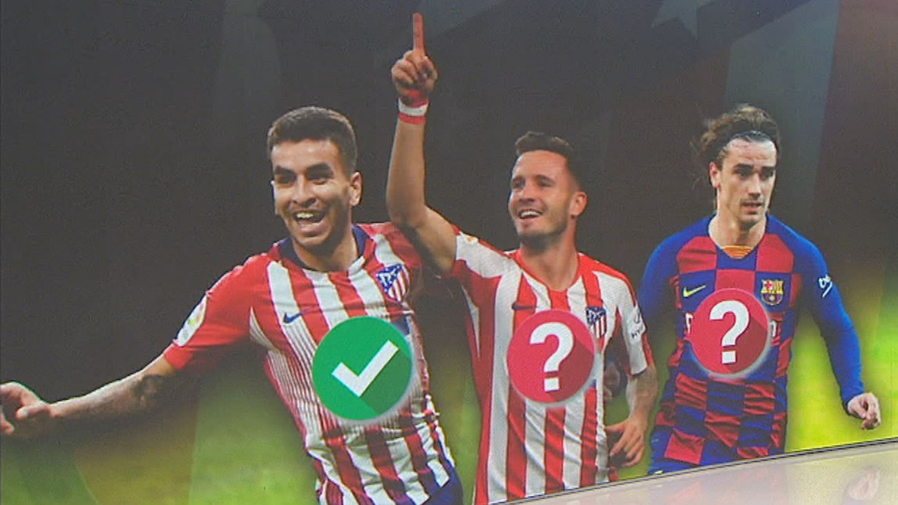 Correa, Saúl y Griezmann, nombres propios en el Atlético de Madrid