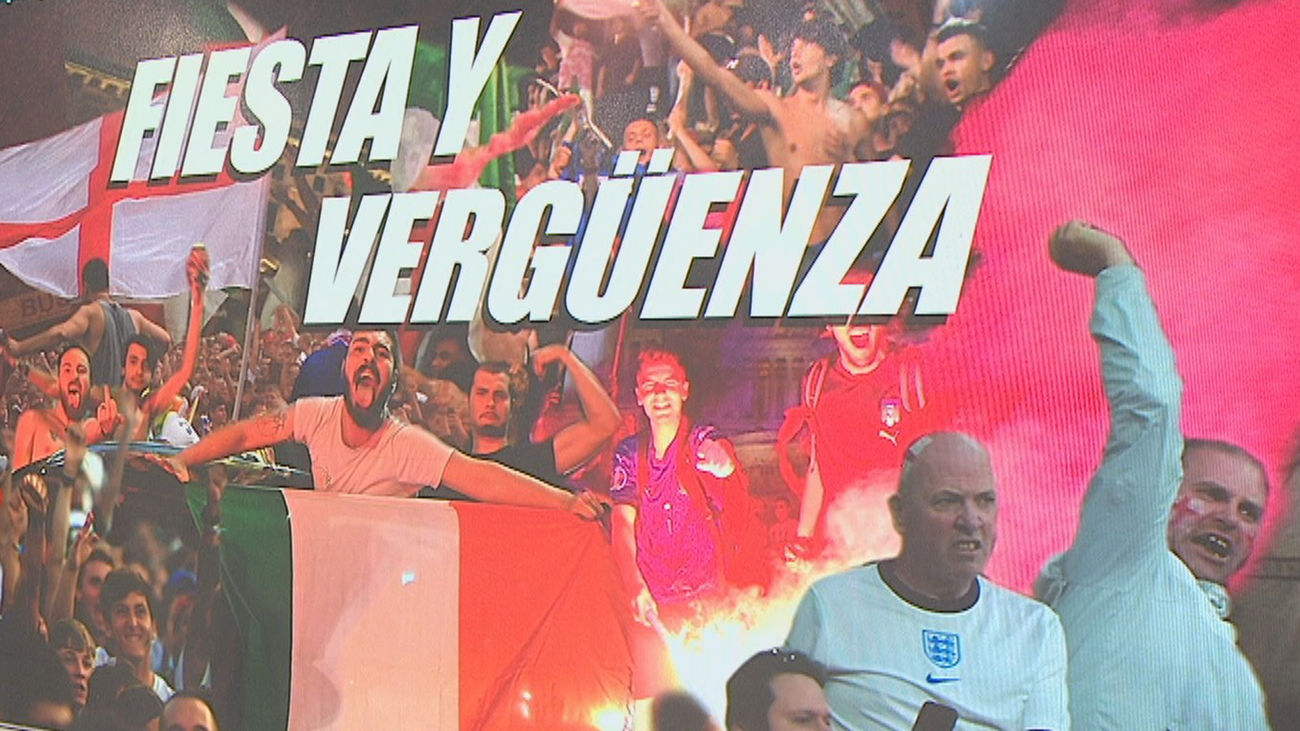 La cara amarga de la Eurocopa, fiesta en Italia y vergüenza en Inglaterra